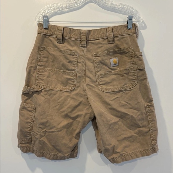 Carhartt Loose Fit Cotton Canvas Carpenter 9” Shorts Mens Size 32 - Picture 2 of 7